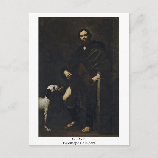 Carte Postale St. Roch Par Jusepe De Ribera (Devant)