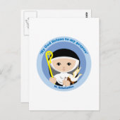 Carte Postale St. Scholastica (Devant / Derrière)