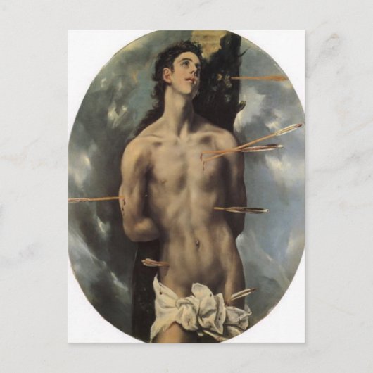 Carte postale St. Sebastian par El Greco (Devant)