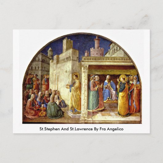 Carte Postale St.Stephen Et Saint-Laurent Par Fra Angelico (Devant)