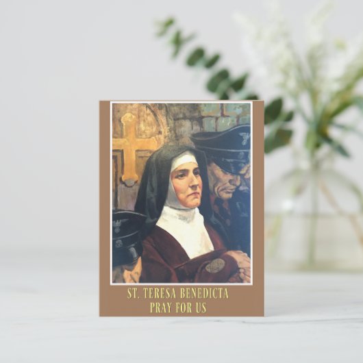 CARTE POSTALE ST. TERESA BENEDICTA DE CROSS EDITH STEIN (Debout devant)