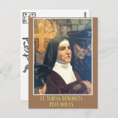 CARTE POSTALE ST. TERESA BENEDICTA DE CROSS EDITH STEIN (Devant / Derrière)