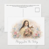 Carte Postale St. Therese of Lisieux "Little Way" (Devant / Derrière)