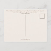 Carte Postale St. Therese of Lisieux "Little Way" (Dos)