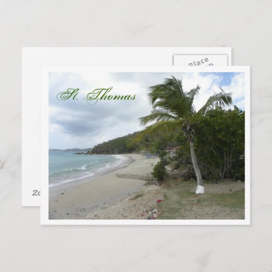 Carte Postale St. Thomas (Devant / Derrière)