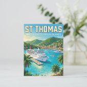 Carte Postale St. Thomas Îles Vierges américaines (Debout devant)