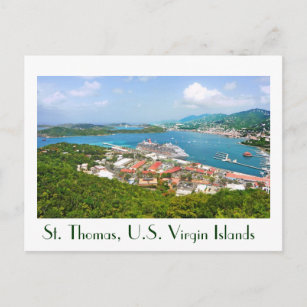 Carte Postale St. Thomas, Îles Vierges américaines