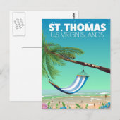Carte Postale St Thomas Îles Vierges américaines. (Devant / Derrière)
