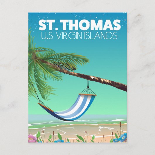Carte Postale St Thomas Îles Vierges américaines. (Devant)
