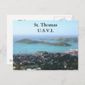 Carte Postale St. Thomas U.S.V.I. (Devant / Derrière)