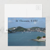 Carte Postale St. Thomas USVI (Devant / Derrière)