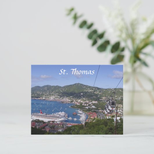 Carte Postale St Thomas View (Debout devant)