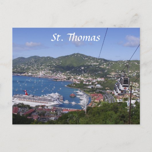 Carte Postale St Thomas View (Devant)