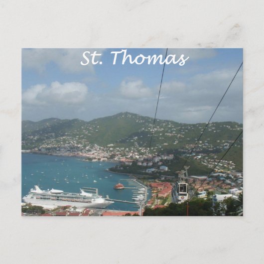 Carte Postale St Thomas View (Devant)