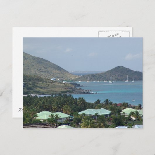 Carte Postale St. Thomas Virginia Islands, Vue panoramique (Devant / Derrière)