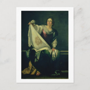 Carte Postale St. Veronica, 1625-30 (huile sur toile)