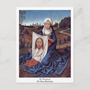 Carte Postale St. Veronica Par Hans Memling