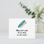 Carte Postale Stabilisez-vous - Idée cadeau actuelle (Debout devant)