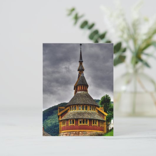 Carte Postale Stabkirche (Debout devant)