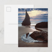 Carte Postale Stack marin en forme d'épine | Face Rock Wayside, (Devant / Derrière)