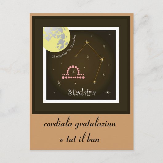 Carte Postale Stadaira 24 settember 23 october (Devant)