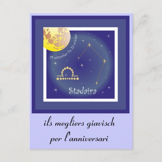 Carte Postale Stadaira 24 settember 23 october (Devant)