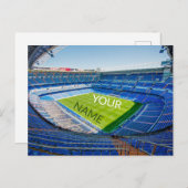 Carte Postale Stade - Bleachers (Devant / Derrière)