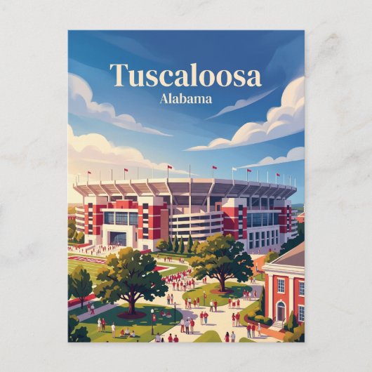 Carte Postale Stade Bryant-Denny Alabama (Devant)