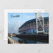 Carte Postale Stade Cardiff Millennium (Devant / Derrière)