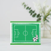 Carte Postale stade de football (Debout devant)