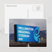 Carte Postale stade de Wellington (Devant / Derrière)