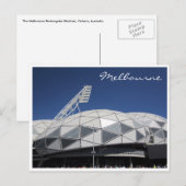 Carte Postale stade melbourne aami (Devant / Derrière)