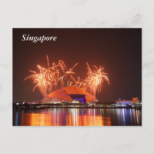 Carte Postale Stade national de Singapour (Devant)