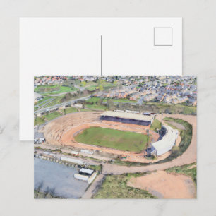 Carte Postale Stade Odsal, Bradford Aerial Art