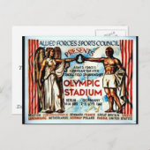 Carte Postale Stade olympique (Devant / Derrière)