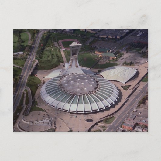 Carte Postale Stade olympique, Montréal, Québec, Canada (Devant)