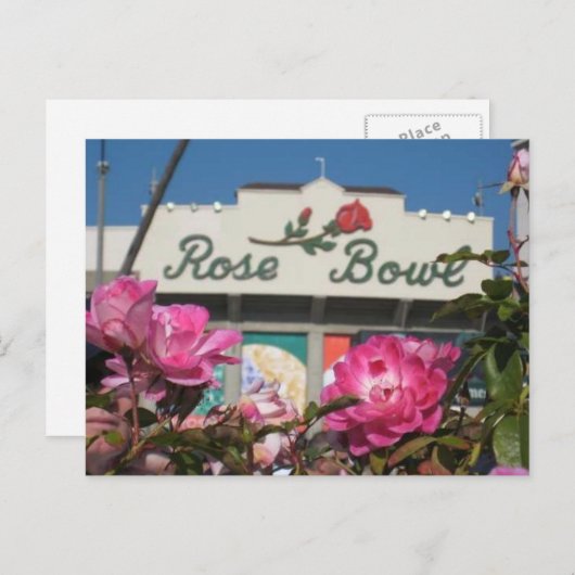 Carte Postale Stade Rose Bowl (Devant / Derrière)