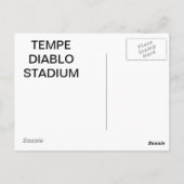 Carte Postale Stade Tempe Diablo (Dos)