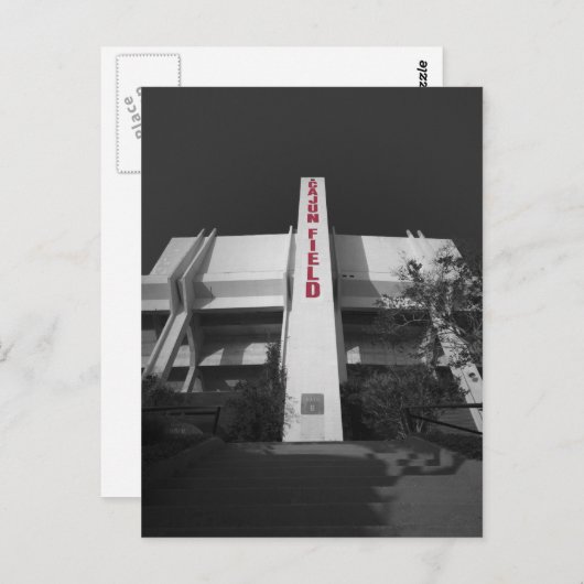 Carte Postale Stade ULL Cajun Field (Devant / Derrière)