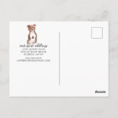 Carte Postale Staffordshire Bull Terrier Moving Faire-part (Dos)