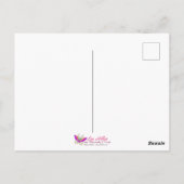 Carte Postale Stained Glass Vibrant Lotus Flower (Dos)