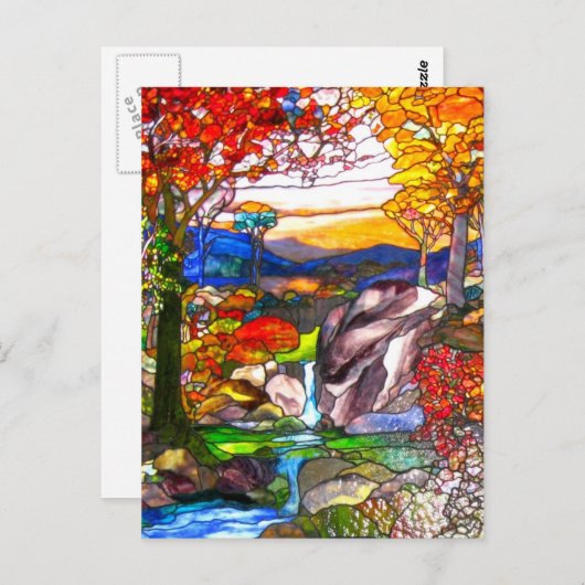 Carte Postale Stained Glass Window (Devant / Derrière)