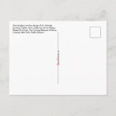 Carte Postale Stained Glass Window Design of St. Gobnait (Dos)