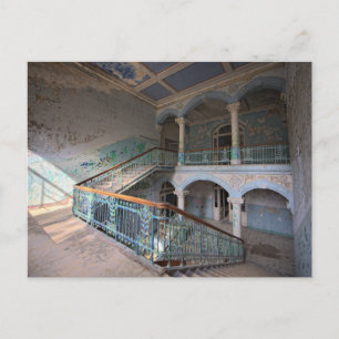 Carte Postale Stairs, Beelitz Men's Sanatorium, Germany Vintage