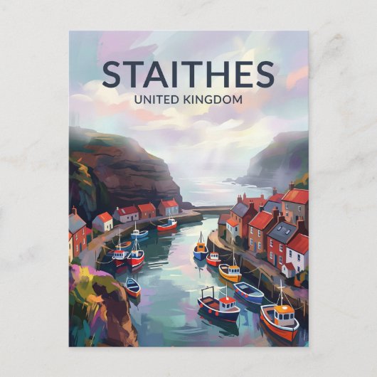 Carte Postale Staithes Royaume-Uni (Devant)