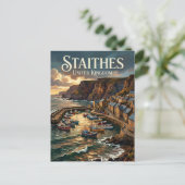 Carte Postale Staithes Royaume-Uni (Debout devant)