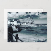 Carte Postale Staithes vue port, North Yorkshire. (Devant / Derrière)