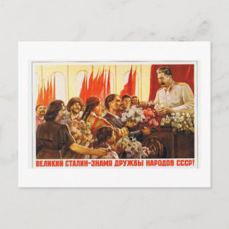 Carte Postale stalin.leader de l'URSS