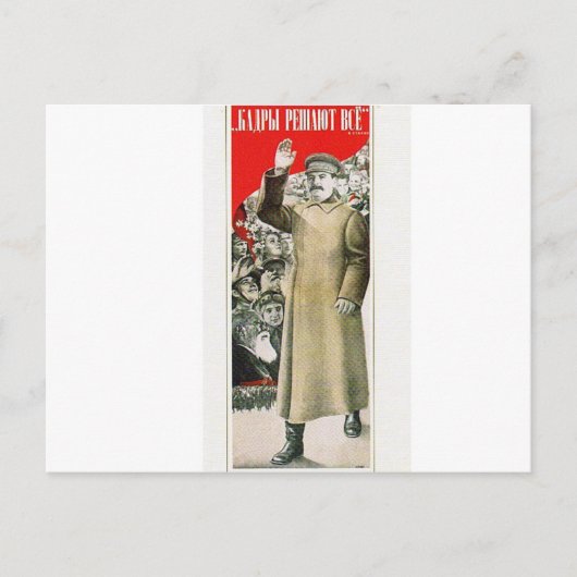Carte Postale stalin the leader ussr (Devant)