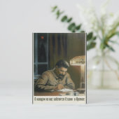 Carte Postale Staline au Kremlin est l'affiche de la propagande (Debout devant)